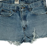 Carhartt Denim Shorts - 32W UK 14 Light Wash Cotton