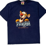 Age 14-16 Mickey Inc Cartoon T-Shirt - Large Navy Cotton