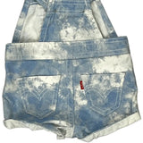 Age 3 Months Oshkosh Tie-Dye Dungarees - 3XS Blue Cotton