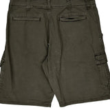Wrangler Cargo Shorts - 34W 10L Grey Cotton