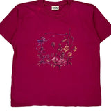 Northern Reflections Single Stitch T-Shirt - XL Pink Cotton