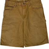 Dickies Carpenter Shorts - 32W 11L Brown Cotton