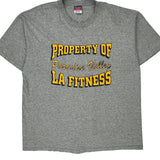 La Fitness Champion Graphic T-Shirt - XL Grey Cotton