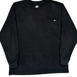 Dickies Long Sleeve T-Shirt - XL Black Cotton