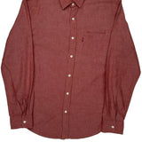 Levis Shirt - Medium Red Cotton
