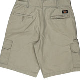 Dickies Cargo Shorts - 31W 11L Beige Cotton