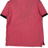 Tommy Hilfiger Argyle Polo Shirt - Medium Pink Cotton