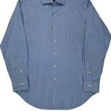 Polo By Ralph Lauren Checked Shirt - Medium Blue Cotton