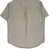 Chaps Ralph Lauren Checked Short Sleeve Shirt - Large Beige Cotton