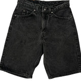 Levis Denim Shorts - 28W UK 10 Black Cotton