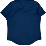 Tommy Hilfiger Slim Fit Short Sleeve Shirt - Small Blue Cotton