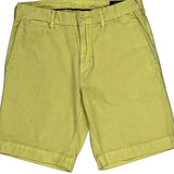 Classic Fit Ralph Lauren Chino Shorts - 30W 10L Yellow Cotton