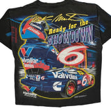 Vintage Mark Martin Tultex Nascar T-Shirt - XL Multicoloured Cotton