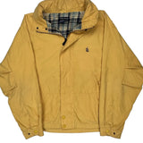 Nautica Checked Harrington Jacket - 2XL Yellow Polyester