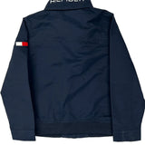 Age 6-7 Tommy Hilfiger Spellout Jacket - Small Navy Polyester