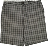 Tommy Hilfiger Checked Shorts - 34W 10L Grey Cotton
