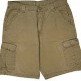 Wrangler Cargo Shorts - 34W 11L Khaki Cotton