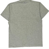 Vintage Firefighter Screen Stars Single Stitch T-Shirt - Large Grey Cotton Blend