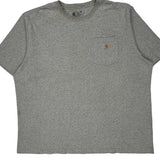 Carhartt T-Shirt - 2XL Gray Cotton