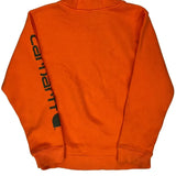 Age 10-12 Carhartt Hoodie - Medium Orange Cotton