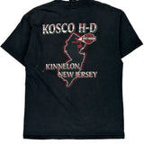 Kosco H-D Harley Davidson Graphic T-Shirt - Large Black Cotton
