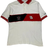 Chase Authentics Nascar Polo Shirt - Large White Cotton