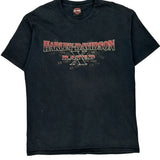 Kosco H-D Harley Davidson Graphic T-Shirt - Large Black Cotton