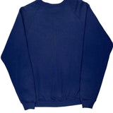 90S Blank Made In USA Sturdy Sweats Sweatshirt - Large Blue Cotton