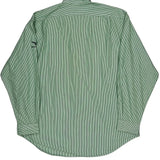 Lofting Polo By Ralph Lauren Striped Shirt - XL Green Cotton