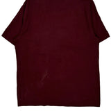 Carhartt T-Shirt - Large Burgundy Cotton