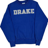 Reverse Weave Champion College Sweatshirt - Small Blue Cotton