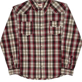 Levis Checked Flannel Shirt - 2XL Multicoloured Cotton