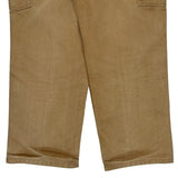 Carhartt Double Knee Carpenter Trousers - 32W 30L Brown Cotton