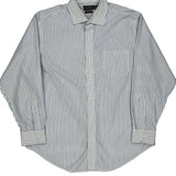 Ralph Lauren Striped Shirt - XL Blue Cotton