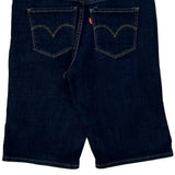 Levis Denim Shorts - 30W UK 10 Dark Wash Cotton