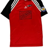 Age 15 Adidas Football Shirt - XL Red Polyester