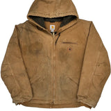 Carhartt Jacket - 2XL Brown Cotton