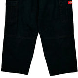 Dickies Cargo Trousers - 35W 30L Black Cotton