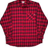 Carhartt Checked Flannel Shirt - 2XL Red Cotton
