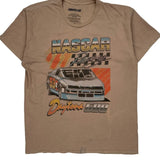 Nascar T-Shirt - Large Brown Cotton