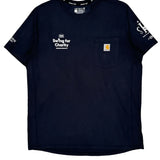Swing For Charity Carhartt Graphic T-Shirt - Large Navy Cotton
