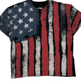American Flag Dom Graphic T-Shirt - XL Multicoloured Cotton