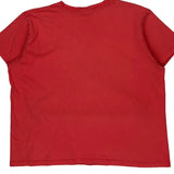 Nike T-Shirt - Large Red Cotton