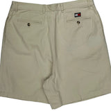 Tommy Hilfiger Chino Shorts - 36W 7L Beige Cotton