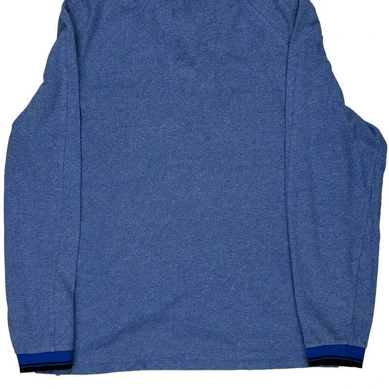 Armani Exchange Polo Shirt - Large Blue Cotton Blend