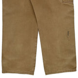 Dickies Carpenter Trousers - 35W 29L Brown Cotton
