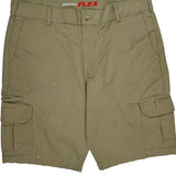 Dickies Cargo Shorts - 38W 11L Khaki Cotton