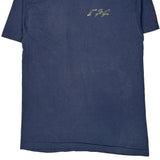 Gildan Graphic T-Shirt - Large Blue Cotton
