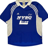 North Valley Soccer Club Adidas Football Jersey - Large Blue Polyester