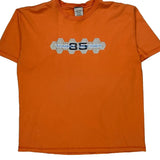 Tommy Hilfiger Graphic T-Shirt - XL Orange Cotton